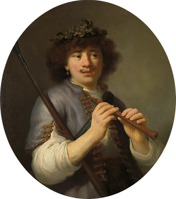 Rembrandt als Hirte