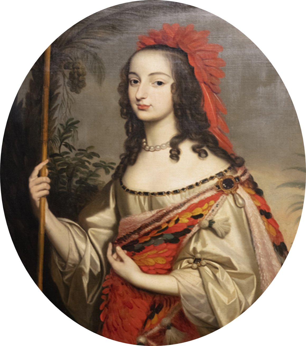 Sophie von der Pfalz als Indianerin